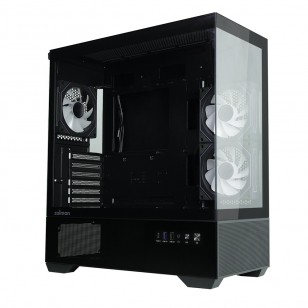 ZALMAN CHRONIX V2 ATX MID TOWER SIYAH KASA 1 X USB 2.0, 1 X USB 3.0, 1 X USB Type-C (5 Gbps),1 X Mikrofon, 1 X Kulaklık, 3 X 120mm ARGB Fan