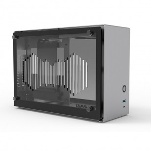 ZALMAN M2 mini Silver Mini-ITX GÜMÜŞ KASA 1 X USB 3.0, 1 X USB 3.1 Gen2 Type-C, 1 X 80mm Fan