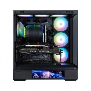 ZALMAN P40 DS BLACK ATX MID TOWER SIYAH KASA 2 X USB 3.0, 1 X USB Type-C,1 X Mikrofon, 1 X Kulaklık, 4x 120mm ARGB Fan