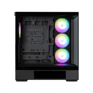 ZALMAN P40 DS BLACK ATX MID TOWER SIYAH KASA 2 X USB 3.0, 1 X USB Type-C,1 X Mikrofon, 1 X Kulaklık, 4x 120mm ARGB Fan