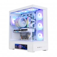 ZALMAN P40 DS WHITE ATX MID TOWER BEYAZ KASA 2 X USB 3.0, 1 X USB Type-C,1 X Mikrofon, 1 X Kulaklık, 4x 120mm ARGB Fan